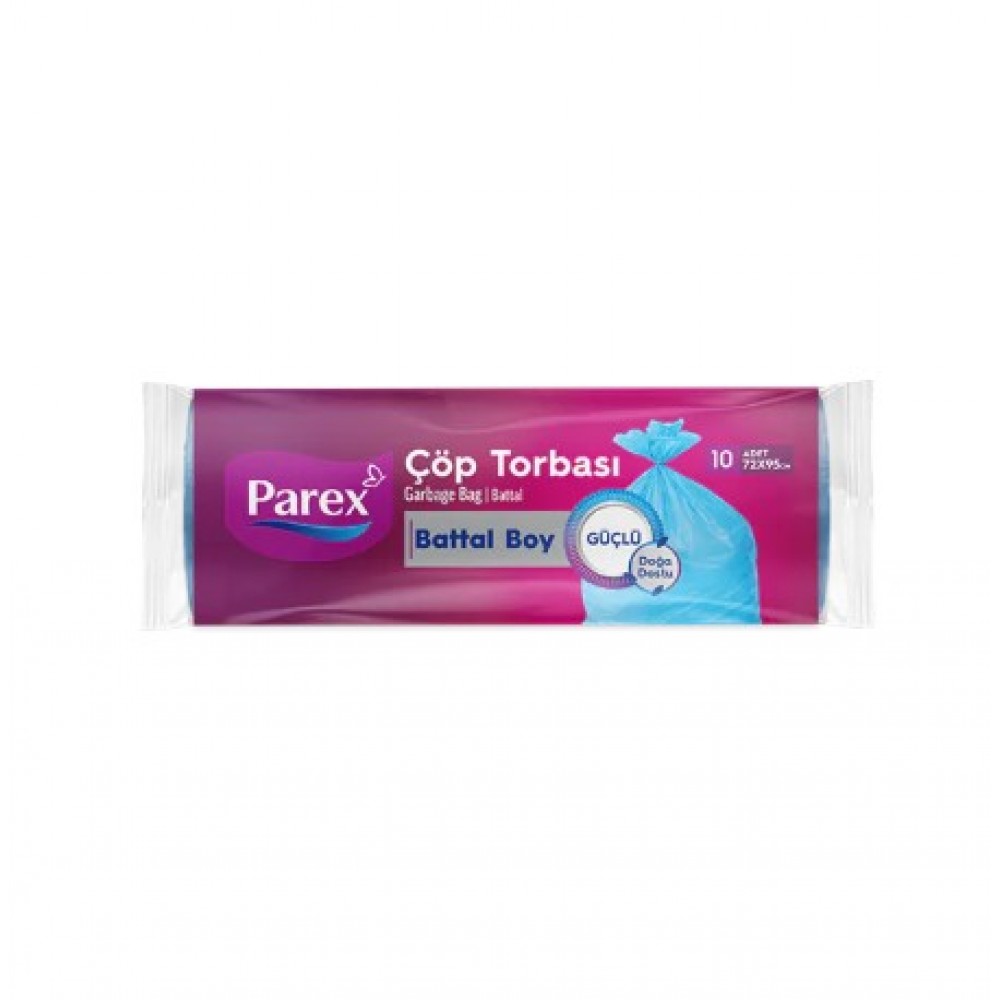 Parex GÜÇLÜ ÇÖP TORBASI BATTAL BOY 10’LU