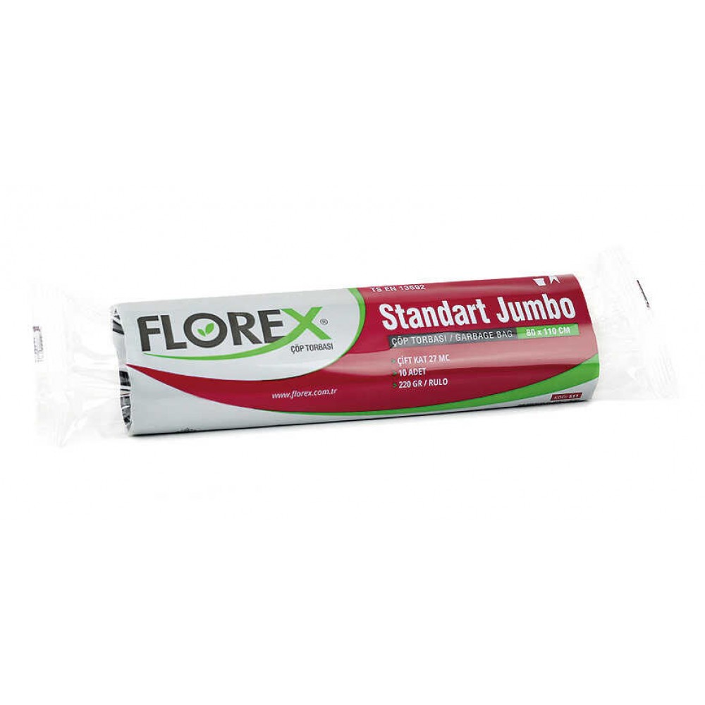 Florex Çöp Torbası Standart Jumbo 80x110 200 gr 511