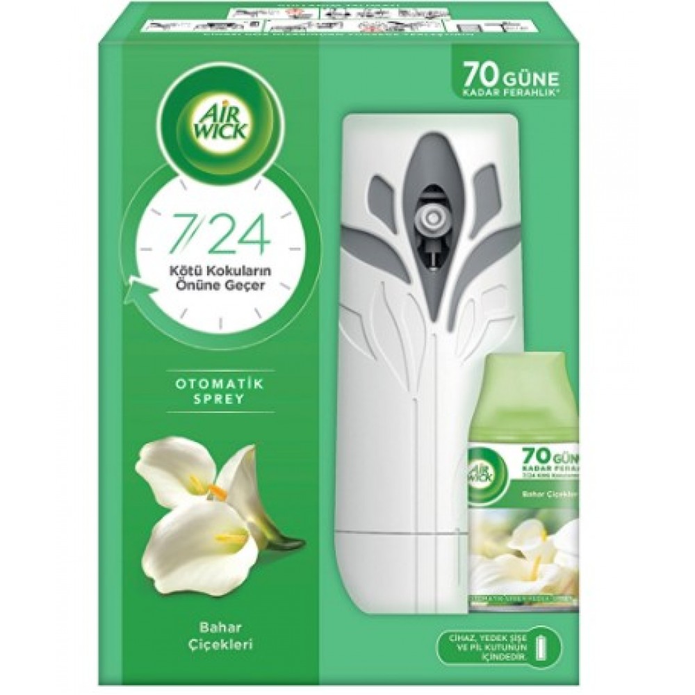 Air Wick Bahar Çiçekleri Freshmatic Oda Kokusu Makinesi + Yedek 250 ml