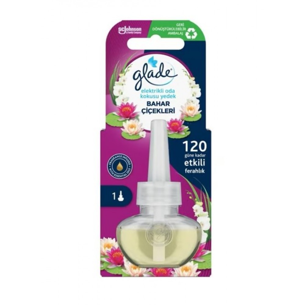Glade Elektirikli Oda Kokusu 20 Ml Yedek Bahar Çiçekleri 8690784818551