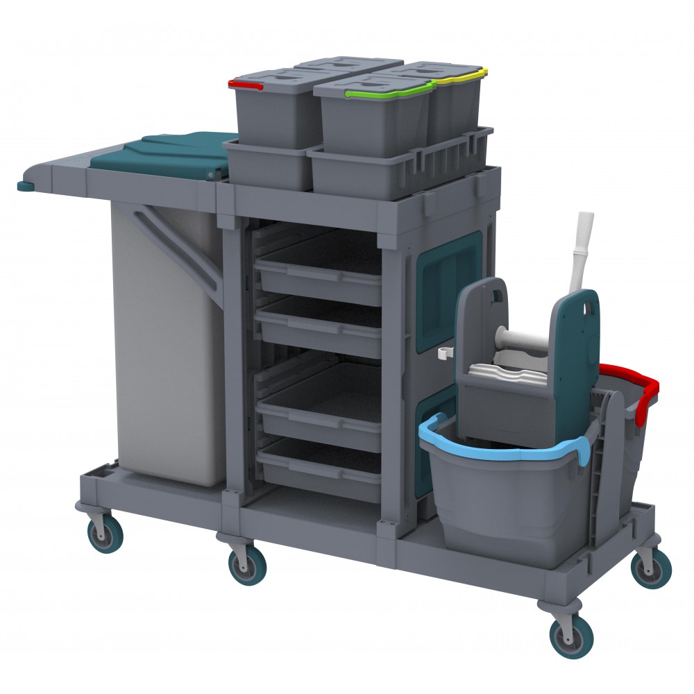 ALFACART TEMİZLİK ARABASI AC2152